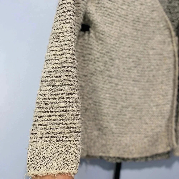 $425 3.1 Philip Lim Cardigan Waist Tie Longer Ivory Gray Size Small S - Picture 4 of 12